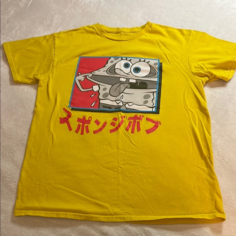 Yellow SpongeBob Man T-Shirt
